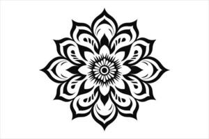 mandala diseño patrones vector, sencillo mandala diseño, mandala diseño mehndi, vector