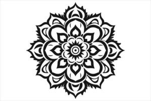 mandala diseño patrones vector, sencillo mandala diseño, mandala diseño mehndi, vector