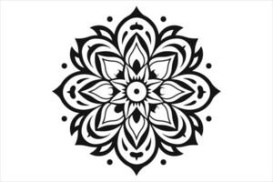 mandala diseño patrones vector, sencillo mandala diseño, mandala diseño mehndi, vector