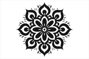 mandala diseño patrones vector, sencillo mandala diseño, mandala diseño mehndi, vector