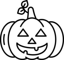 Pumpkin Line Icon vector