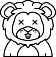 Dead Line Icon vector