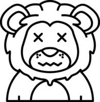 Dead Line Icon vector