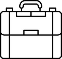 Briefcase Line Icon vector