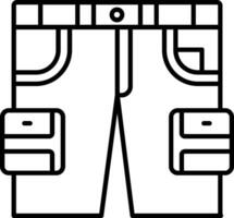 Cargo Line Icon vector