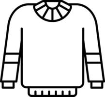 Sweater Line Icon vector