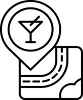 Bar Line Icon vector