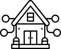 House Line Icon vector