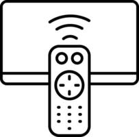 Remote Line Icon vector