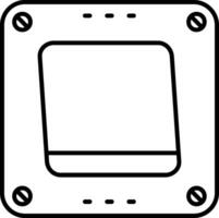 Swtich Line Icon vector