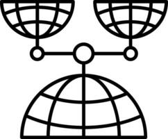 Internet Line Icon vector
