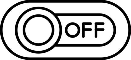 Off Line Icon vector