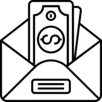 Envelope Line Icon vector