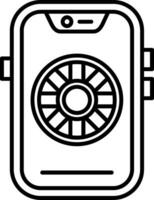 Lifesaver Line Icon vector