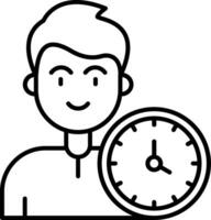 Time Line Icon vector
