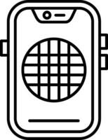 Grid Line Icon vector