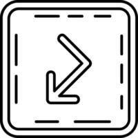 Bounce Line Icon vector