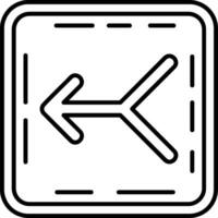 Merge Line Icon vector