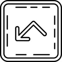 Bounce Line Icon vector