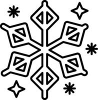 Winter Line Icon vector