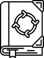 Recycled Line Icon vector