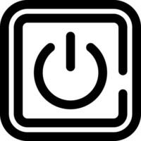 Power on Line Icon vector