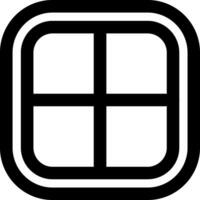 Layout Line Icon vector