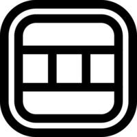 Layout Line Icon vector