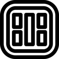 Layout Line Icon vector