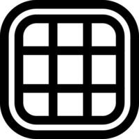 Layout Line Icon vector