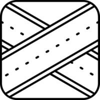Overpass Line Icon vector