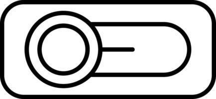 Switch Line Icon vector