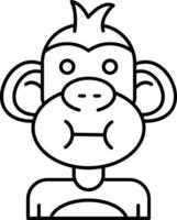 Sickness Line Icon vector
