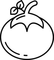 Tomato Line Icon vector