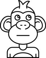 Rolling eyes Line Icon vector