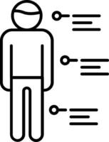 Person Line Icon vector