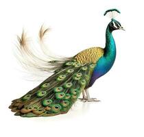 AI generated Peacock bird photo