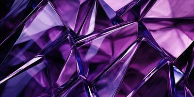 AI generated Mesmerizing close-up of a purple crystals. AI generative. photo