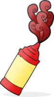 bouteille de ketchup de dessin animé png