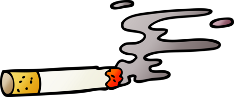 cartoon doodle cigarette png