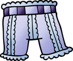 cartoon doodle underwear png