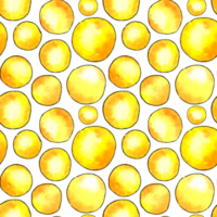 acquerello illustrazione modello di giallo il giro dipingere macchie, puntini pixel illustrazioni, design elementi, testo sfondo. acquerello macchie nel il modulo di un' cerchio, colpi, colpi. il spazzola è disegnato png