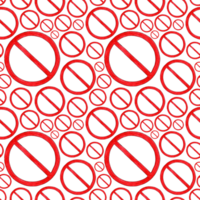 Watercolor illustration pattern of a red prohibitory sign. Stop red street sign. The concept of stop, ban, ban, tobu for something. The entrance is blocked. Isolated. Drawn by hand png