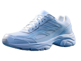 ai gerado esporte sapatos dentro colorida pastel cores isolado em transparente fundo. corrida sapato. generativo ai png