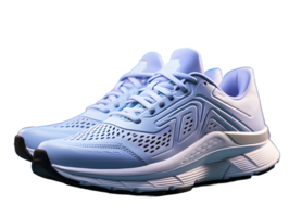 AI generated Sport Shoes in Colorful Pastel Colors Isolated on Transparent Background. Running Shoes. Generative Ai png