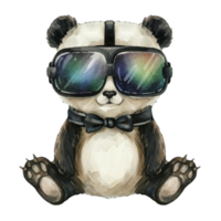 AI generated Cute Animal Wearing VR Glasses png