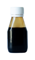 bottle of black poison isolated png