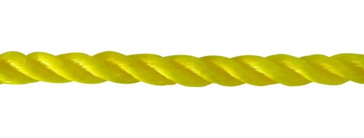 Yellow rope isolated. Vintage design element png