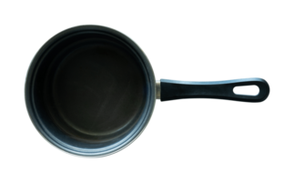 black pan isolated. Kitchen tool element png