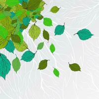 Abstract background with leaves. Vector illustration for your design. Eps 10